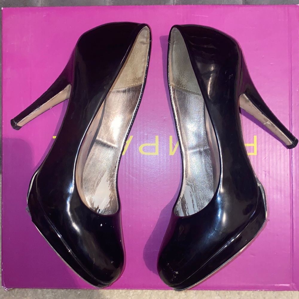 Madden Girl Black Pump | Work Pump | Black Patent Leather Pump